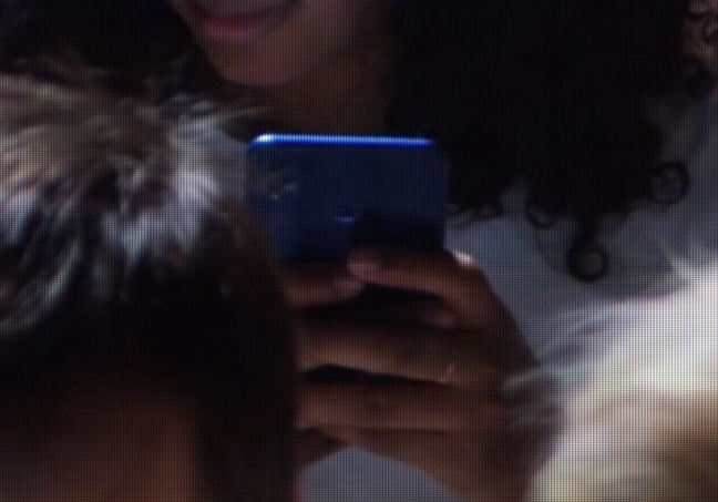 Phone in hand — CRT still